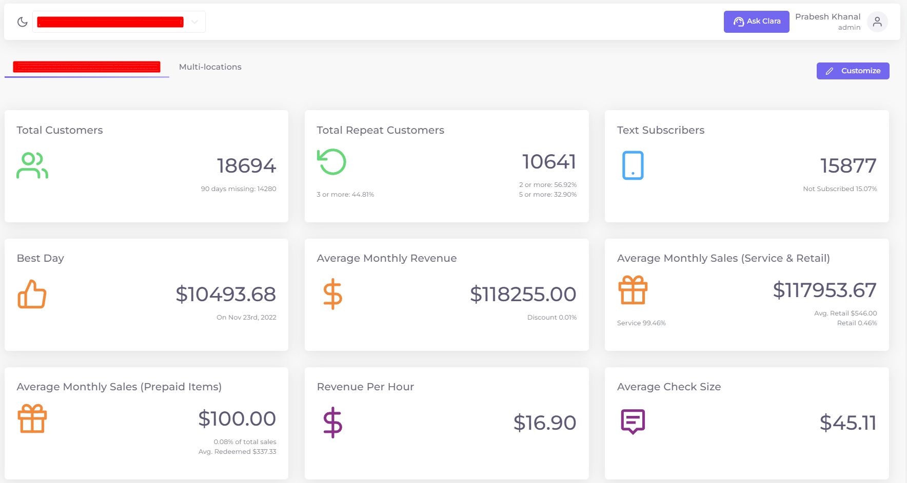 Client Dashboard 2