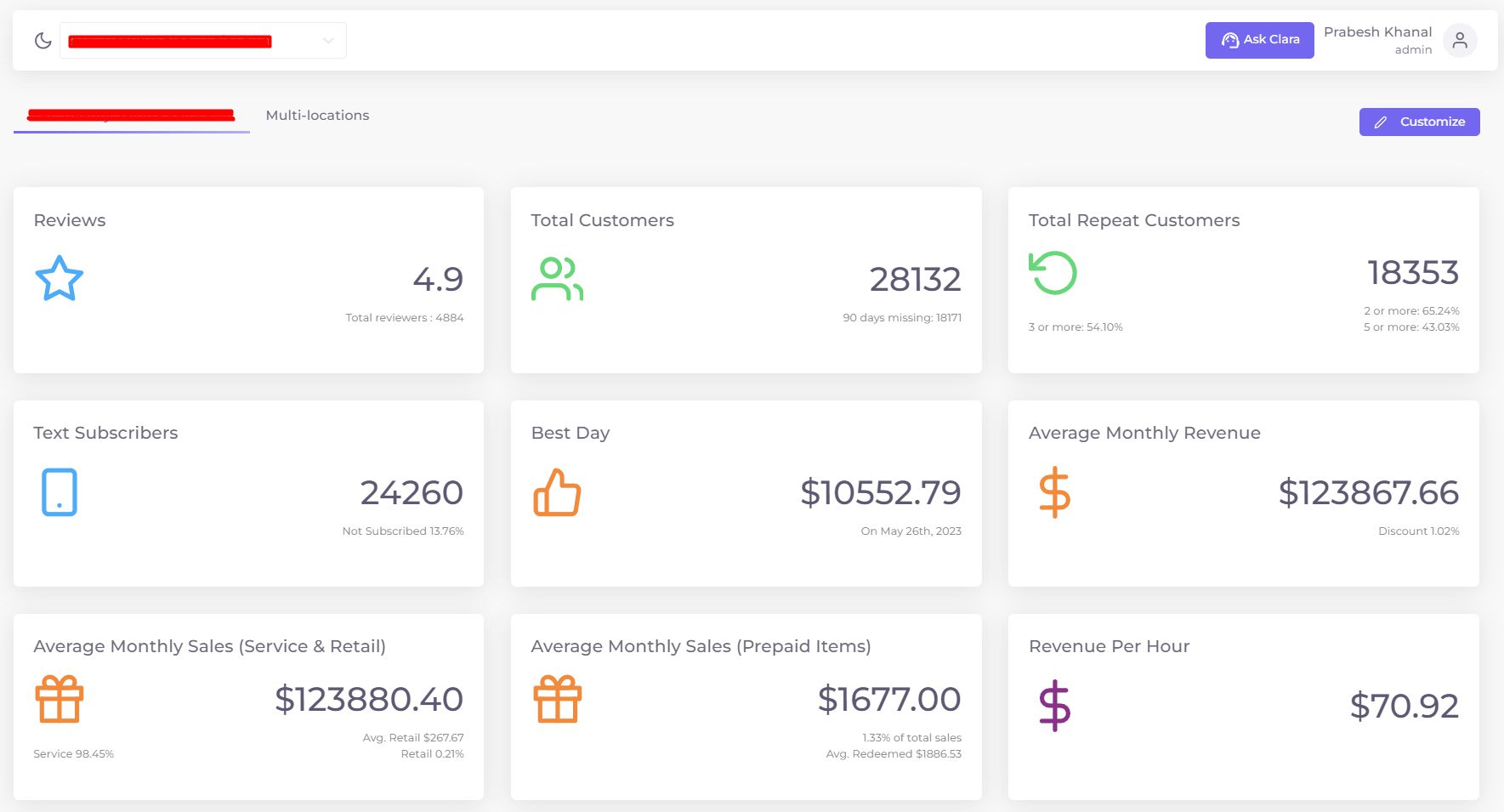 Client Dashboard 2