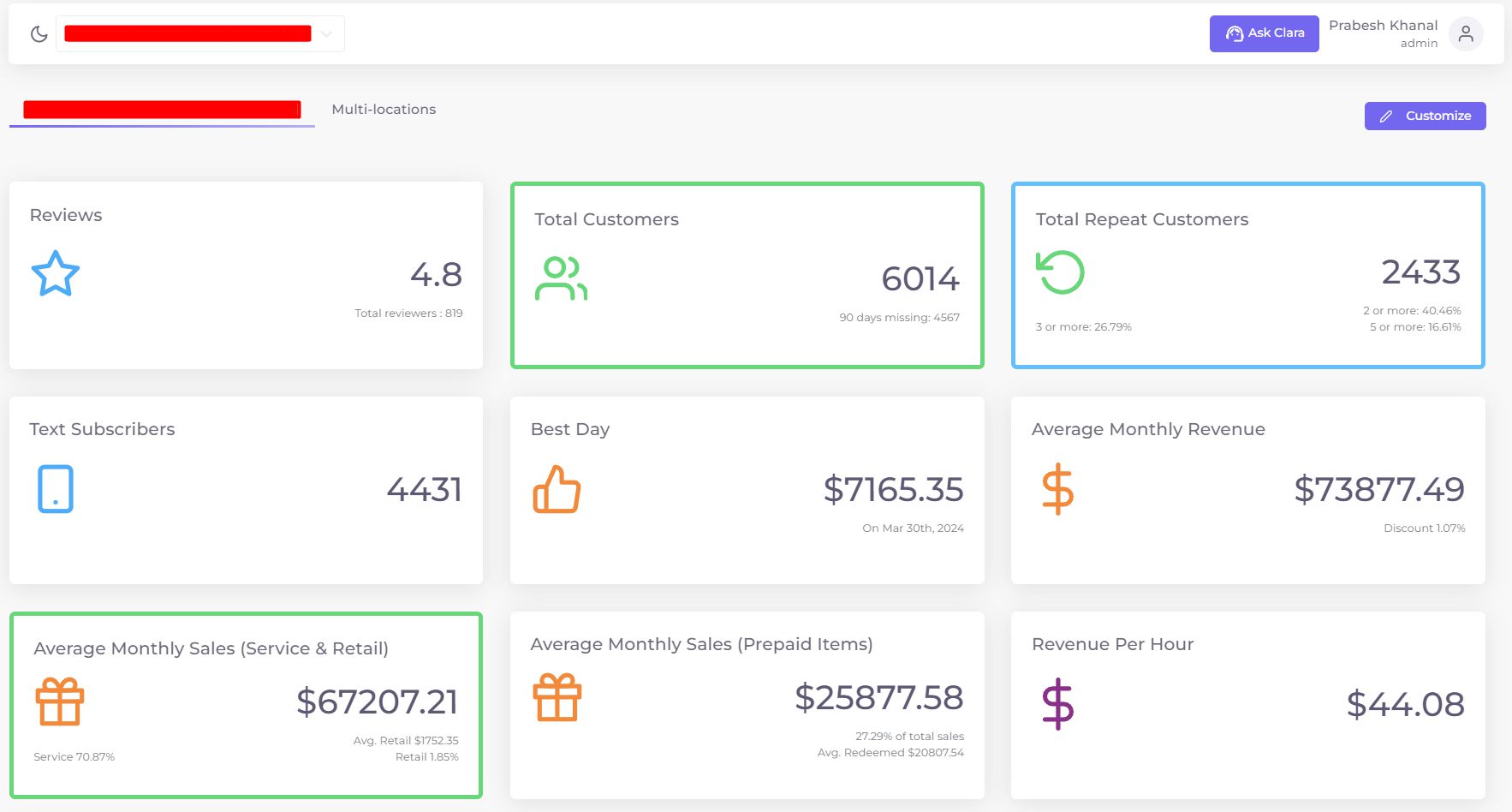 Client Dashboard 2