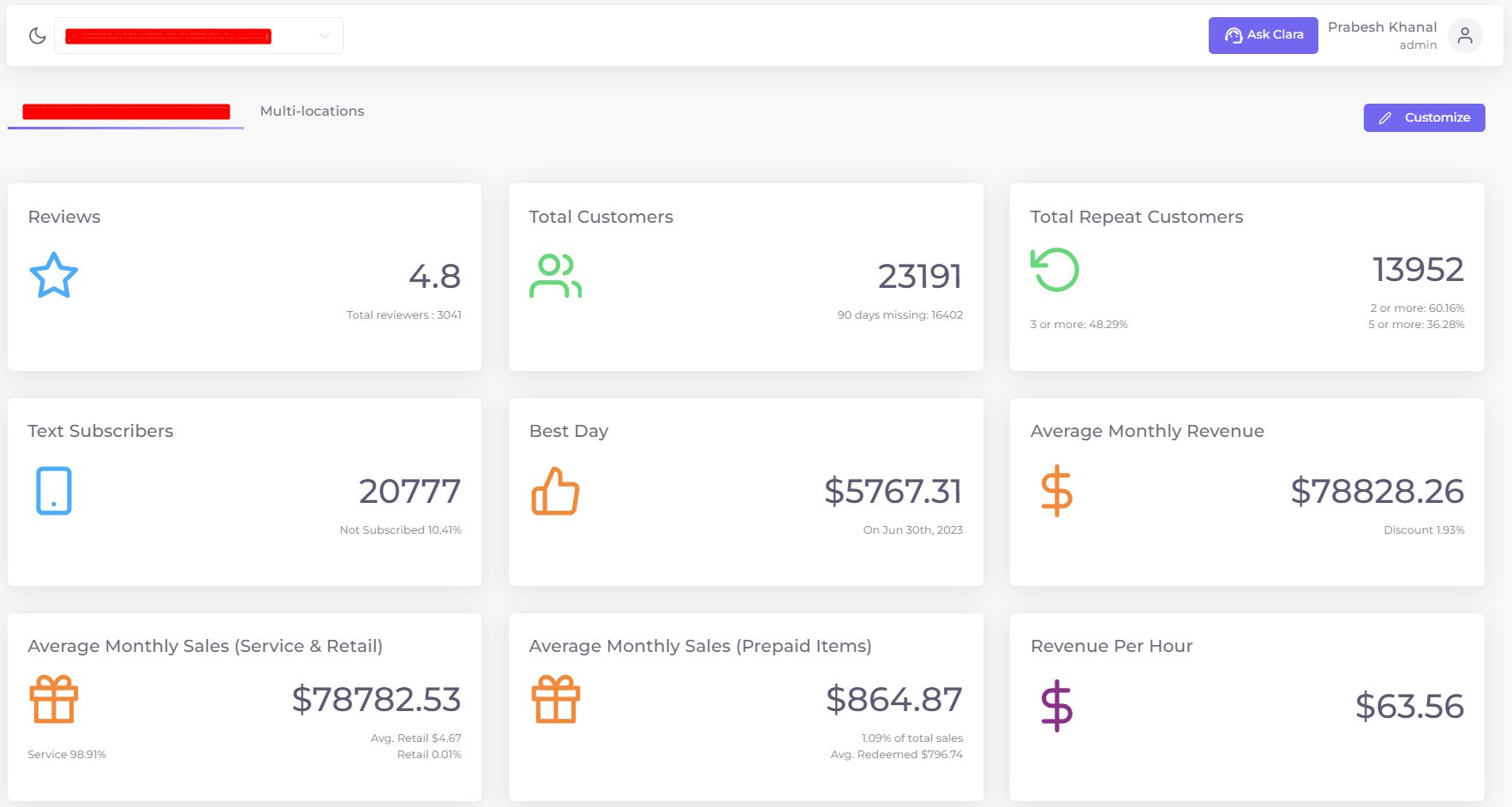 Client Dashboard 2